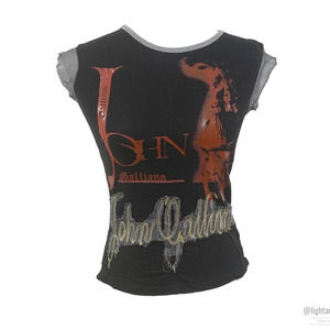 Vintage 90s John Galliano Mesh Top
